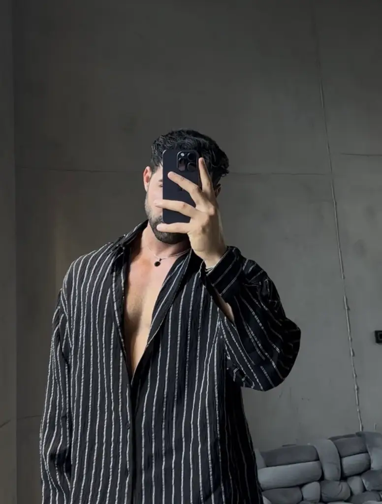 FINE LINE DETAILED OVERSIZE SHIRT 