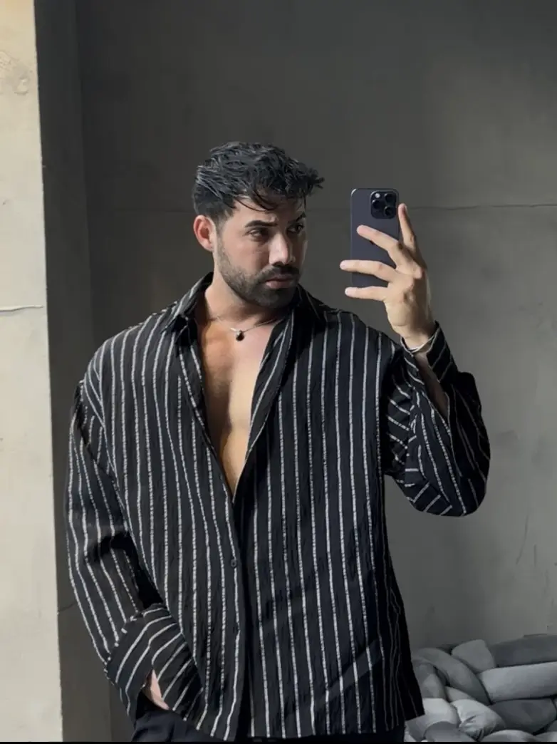 FINE LINE DETAILED OVERSIZE SHIRT 