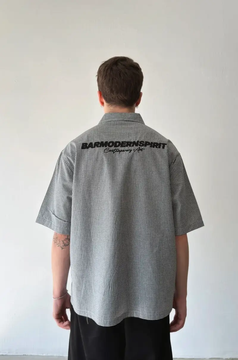 Barmodern Cropped oversized shirt