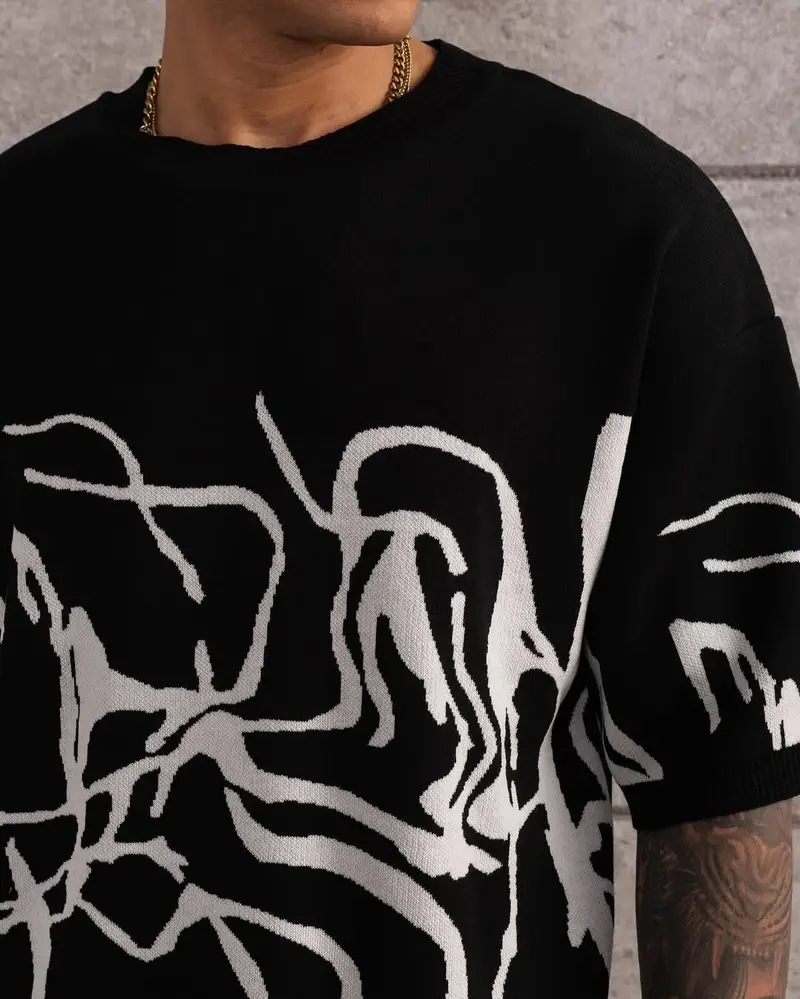 Sketch knit tshirt