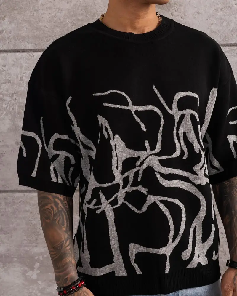 Sketch knit tshirt
