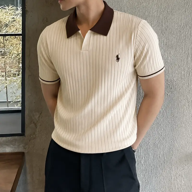 Premium Ribbed Knit Polo RL