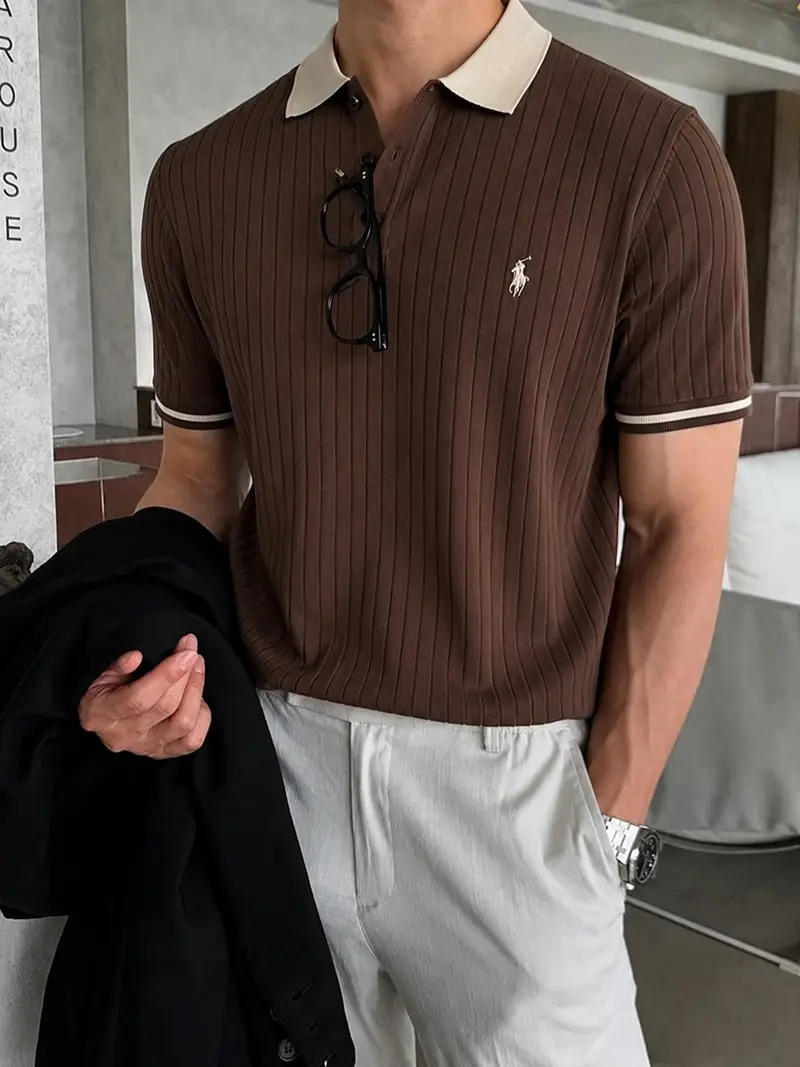 Premium Ribbed Knit Polo RL