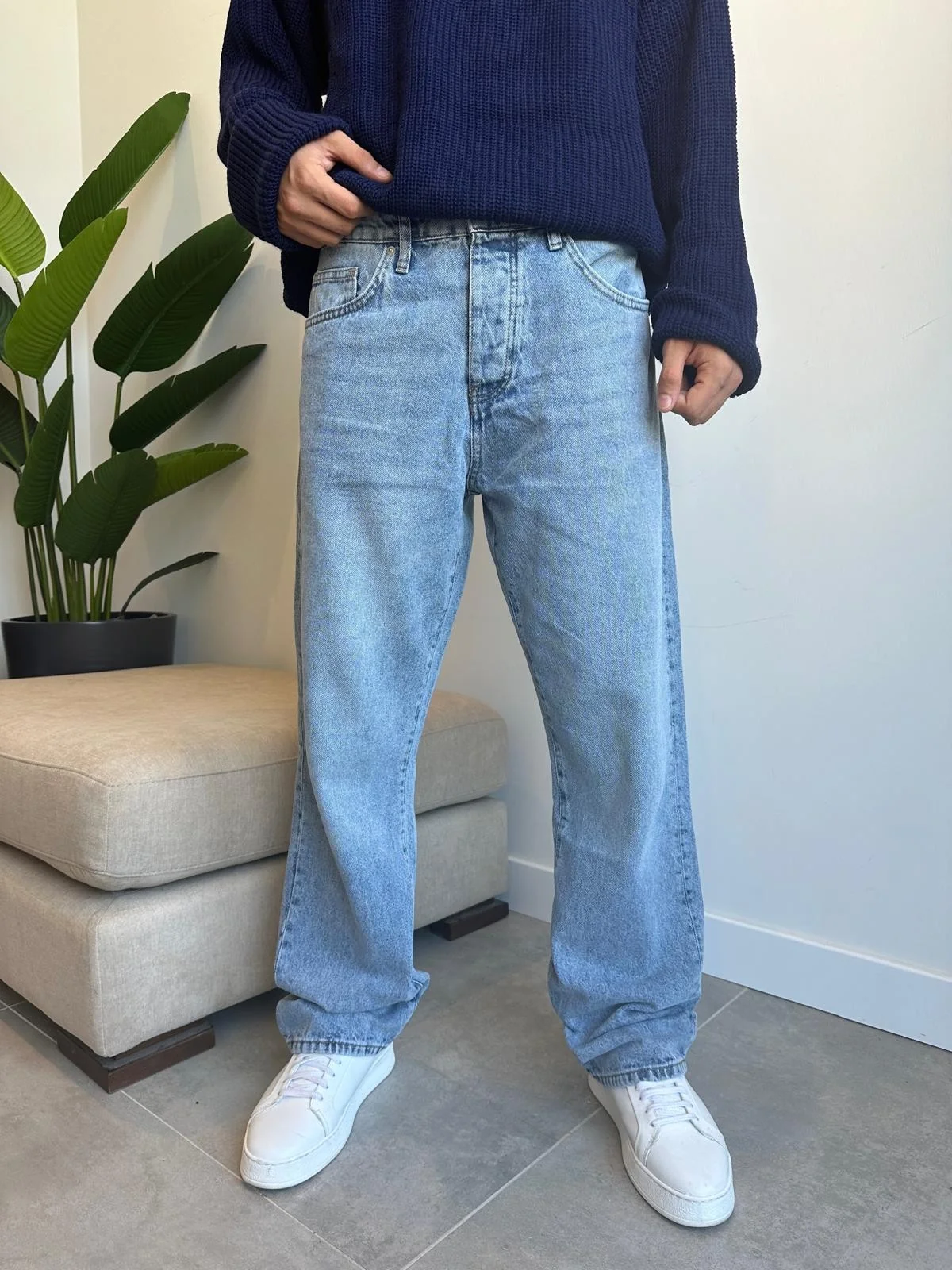 EXTRA BAGGYJEAN BLEU CIEL ALX