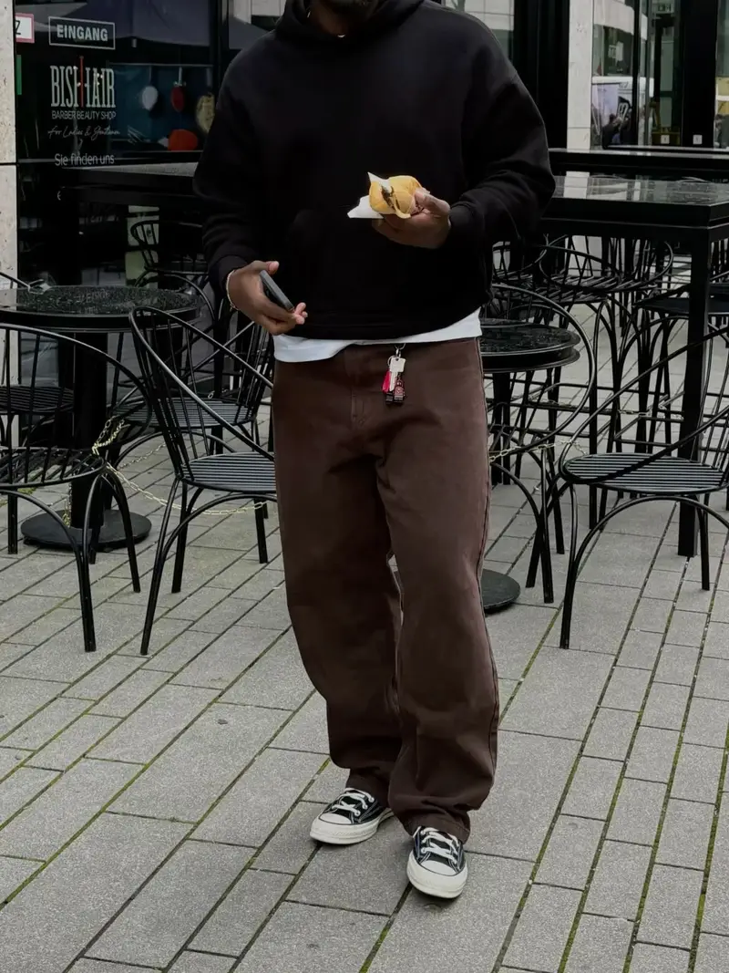 BROWN BAGGY JEAN
