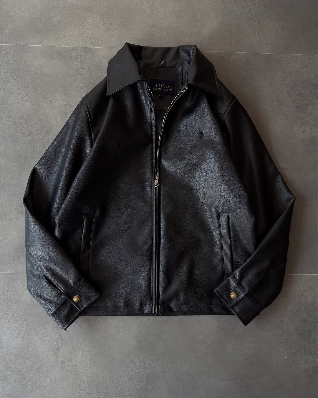 Polo leather jacket