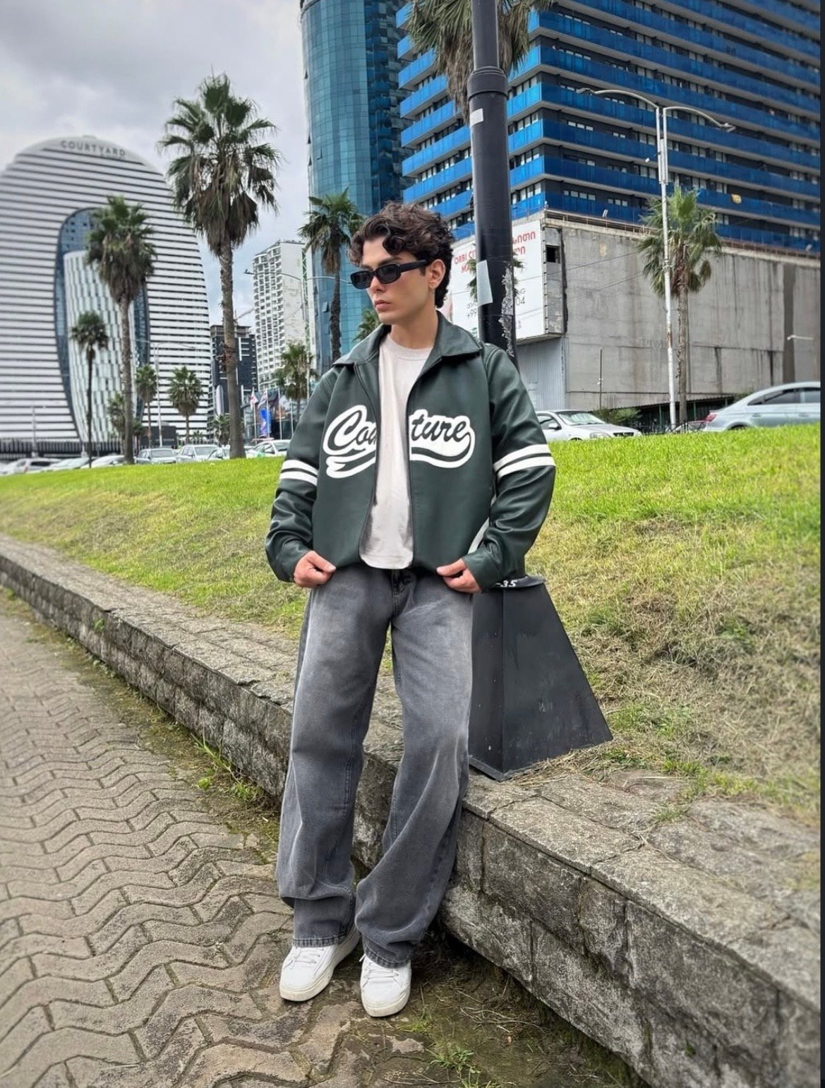 Paris leather jacket