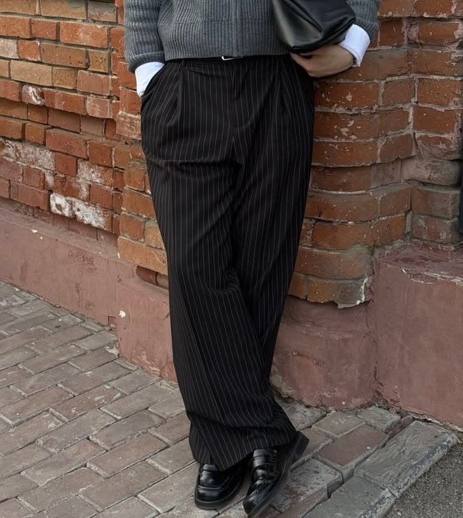 Pinstripe pants