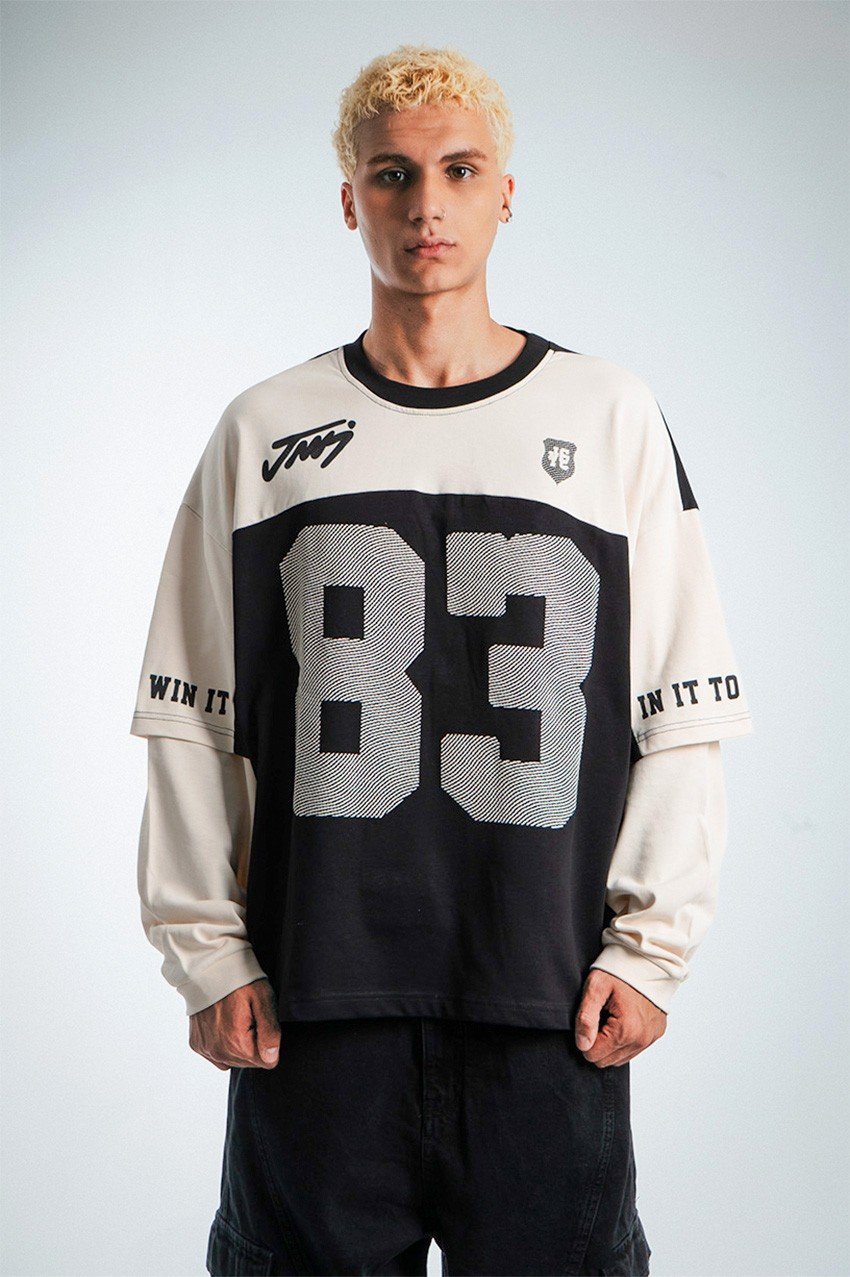 83 attached sleeves sweatshirt