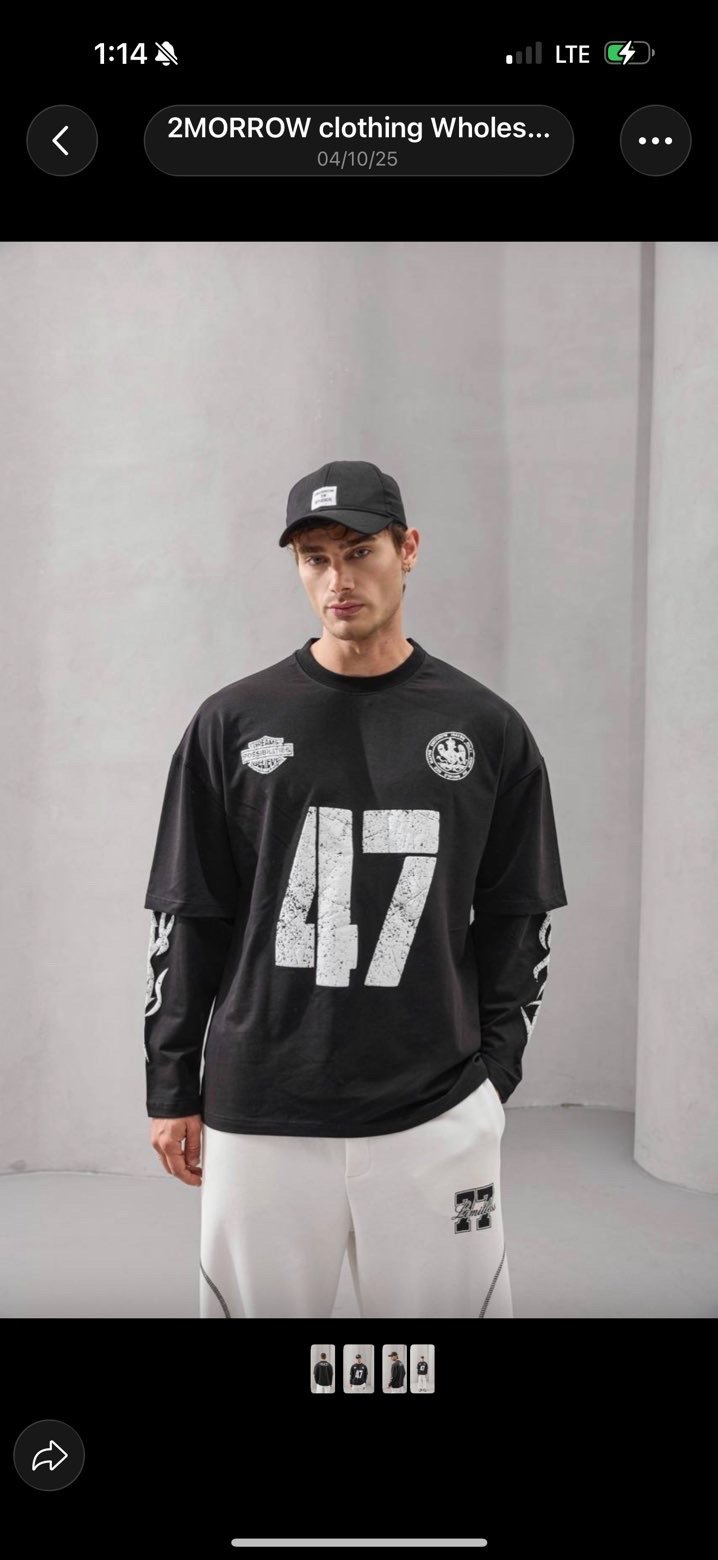 47 attached sleeves sweatshirt