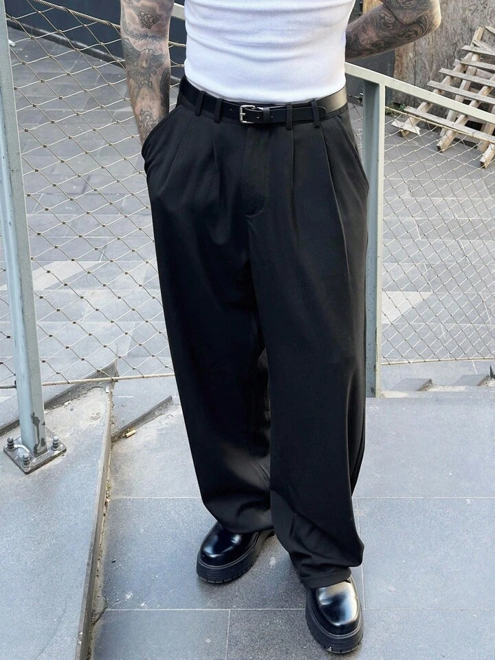 Black Extra baggy trouser