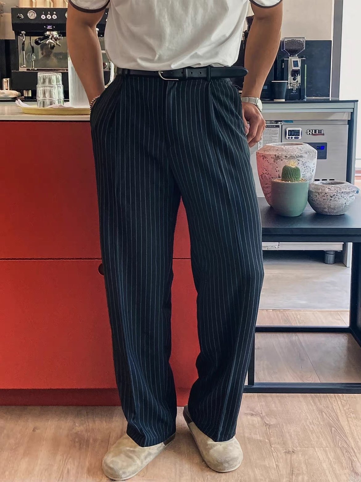 Blue Pinstripe pant
