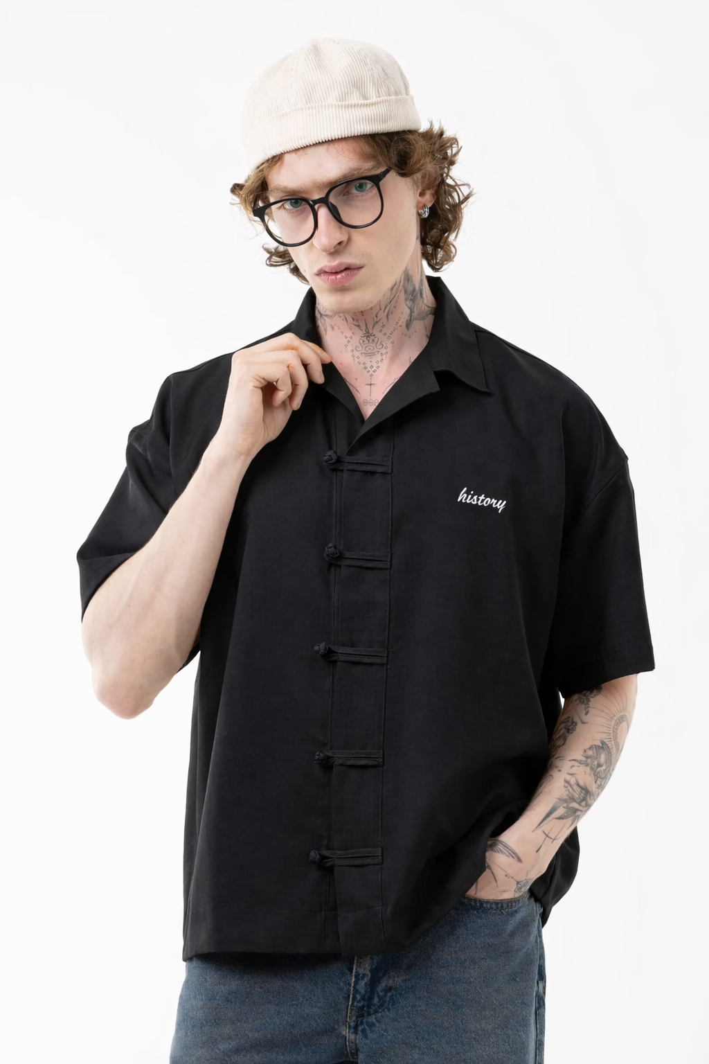 Chinese oversized shirt