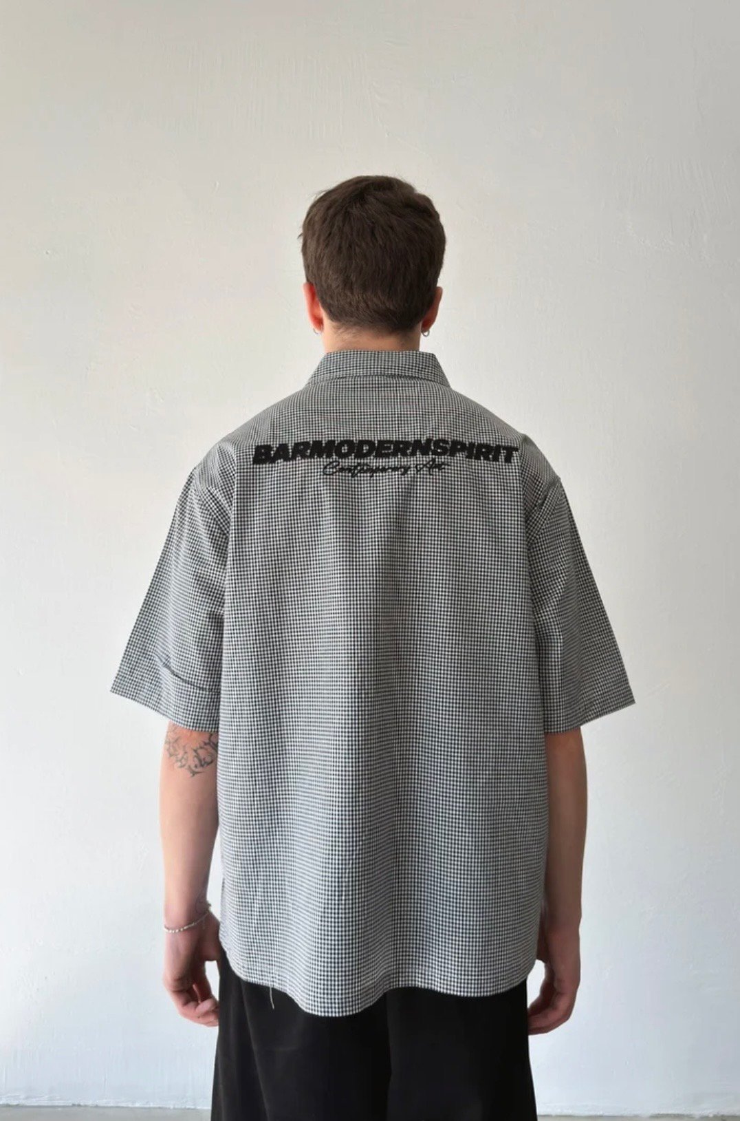Barmodern Cropped oversized shirt