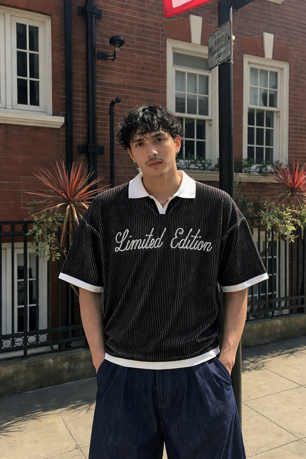 Limited edition T-shirt avec col