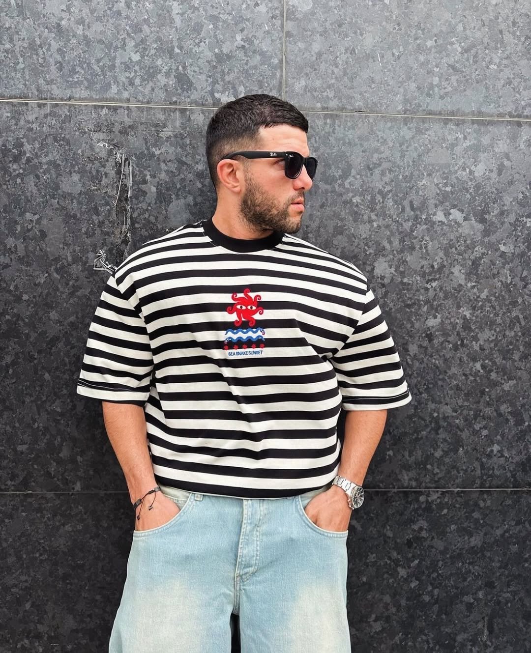 Sea snake sunset Tshirt