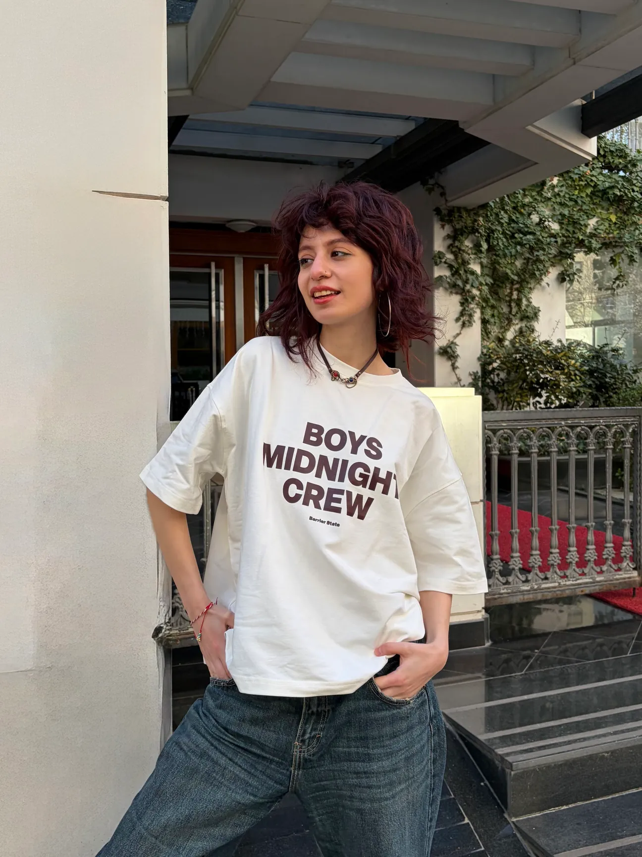 Boys Midnight Crew Cropped Tshirt